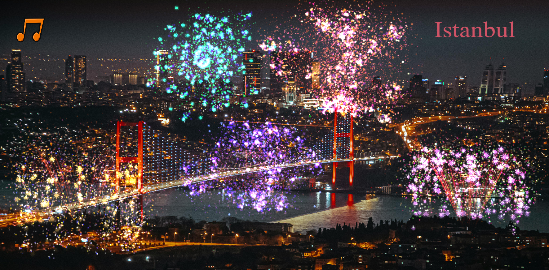Istanbul Screenshot Vuurwerk
