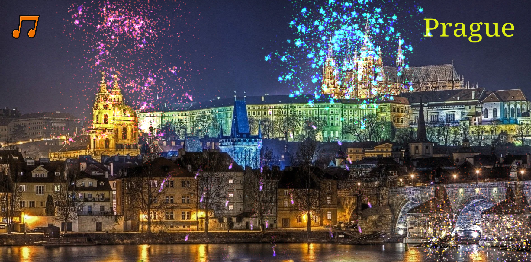 Prague Screenshot Vuurwerk