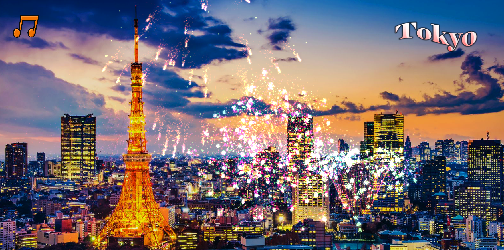 Tokyo Screenshot Vuurwerk